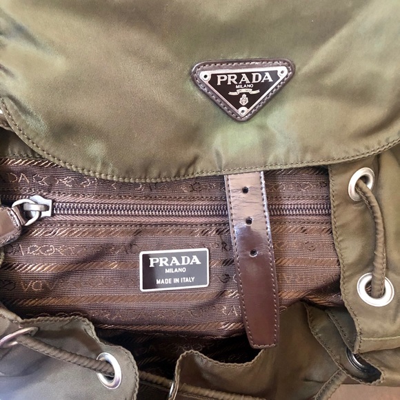 PRADA Nylon/leather Backpack - Picture 6 of 13